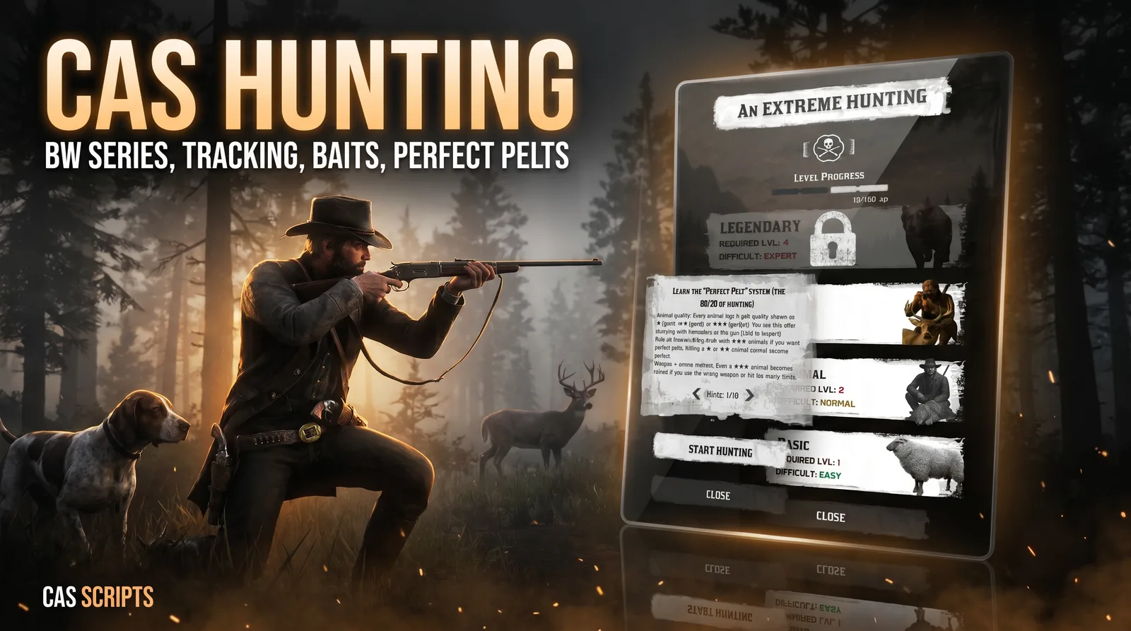 BW Hunting | Advanced Hunting System | Escrow - CAS Scripts